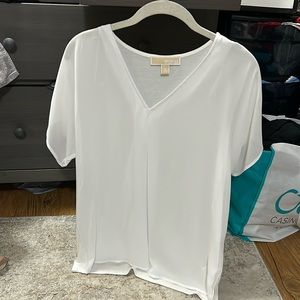 White Michael Kors top